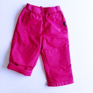 Deux Par Deux Pink Rain Lined Splash Pants size 18 Months